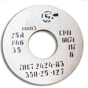 Grinding wheel on ceramic bond 1 350x40x127 mm 25А F46 I 6 35 312336-10197 photo