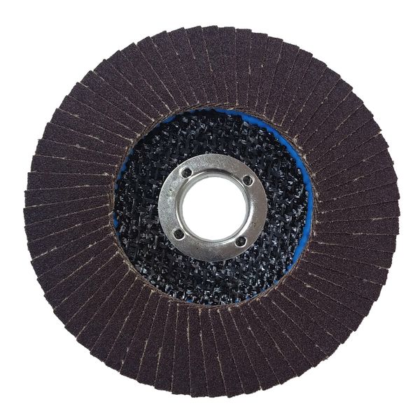 Grinding wheel petal plate type B 125*22.23 mm 80 m/s fabric base X waterproof Corund P120 285214-23410100120 photo