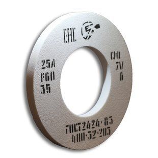 Grinding wheel on ceramic bond 1 400x40x203 mm 25А F80 K 7 35 312342-10052 photo
