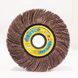 Radial petal sanding wheel 150x30x32 mm 35 m/s fabric base X waterproof Corund P36 285213-02410100036 фото 1