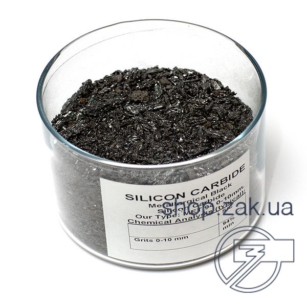 Карбiд кремнiю чорний металургiйний 0-400 мм SiC 88% 105006-3 фото